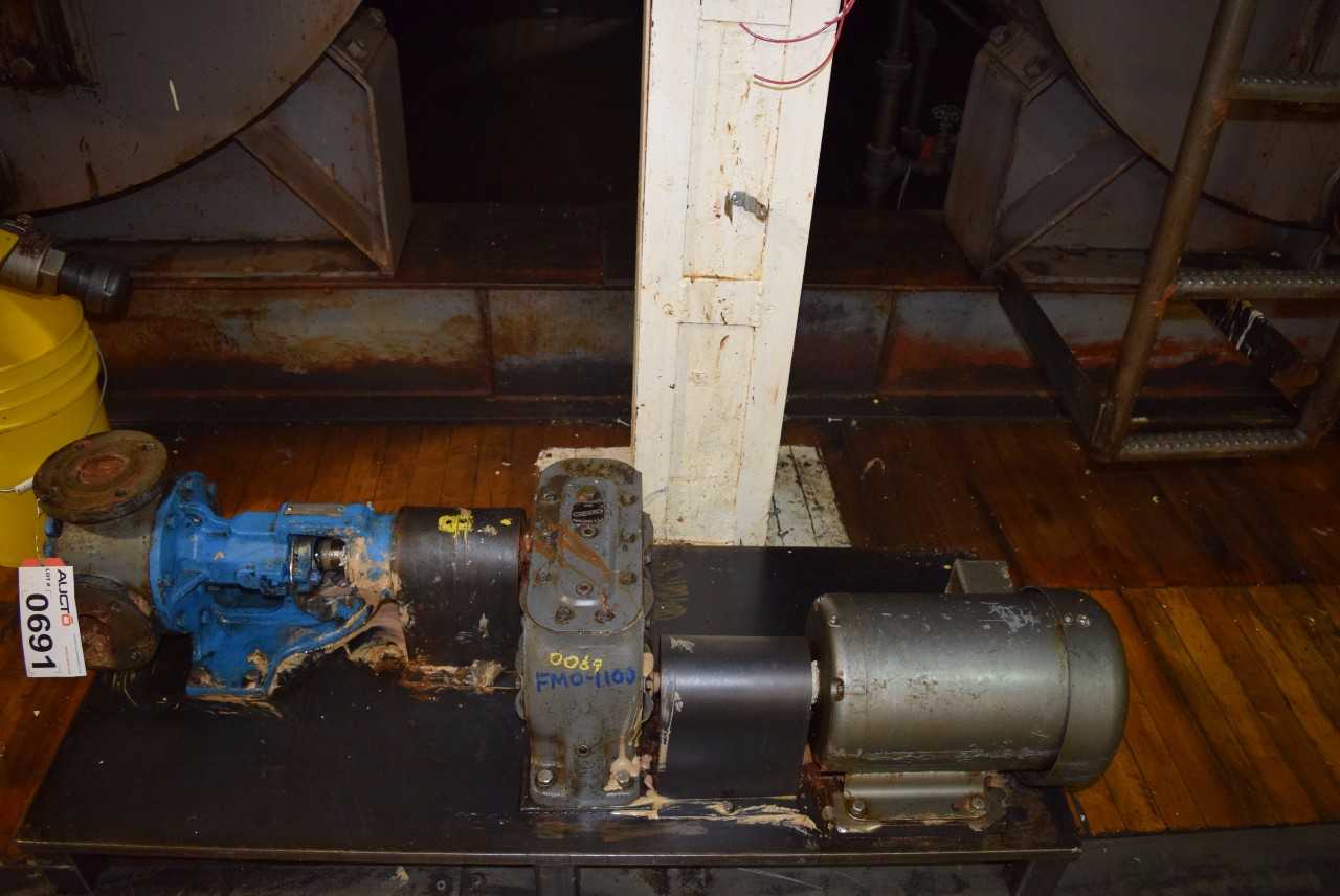 VIKING KK125 GEAR PUMP WITH BALDOR 5 HP MOTOR AND DORRIS GEAR REDUCER - MISCELLANEOUS