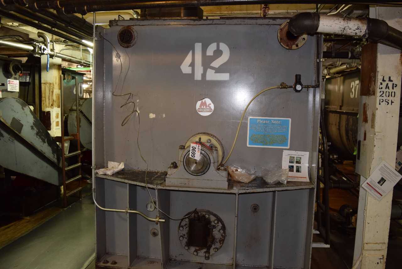 MCCARTER STEEL TANK 42 BOTTOM JACKETED WITH SIDE SCRAPE AGITATOR - MISCELLANEOUS
