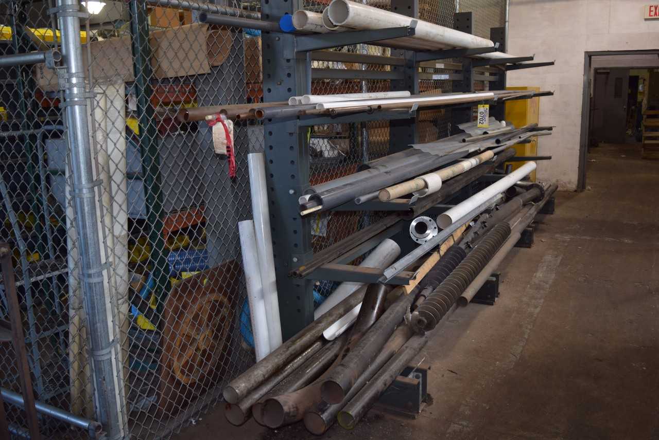 STEEL RACKING 12' X 2' X 18' (CONTENTS NOT INCLUDED) - MISCELLANEOUS