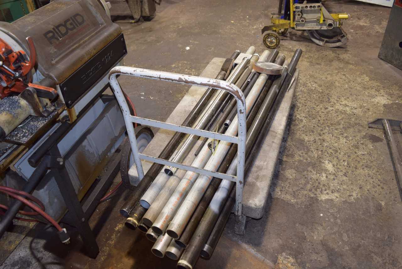 STEEL ROLLING CART 5' X 2.5' X 3' (CONTENTS NOT INCLUDED) - MISCELLANEOUS