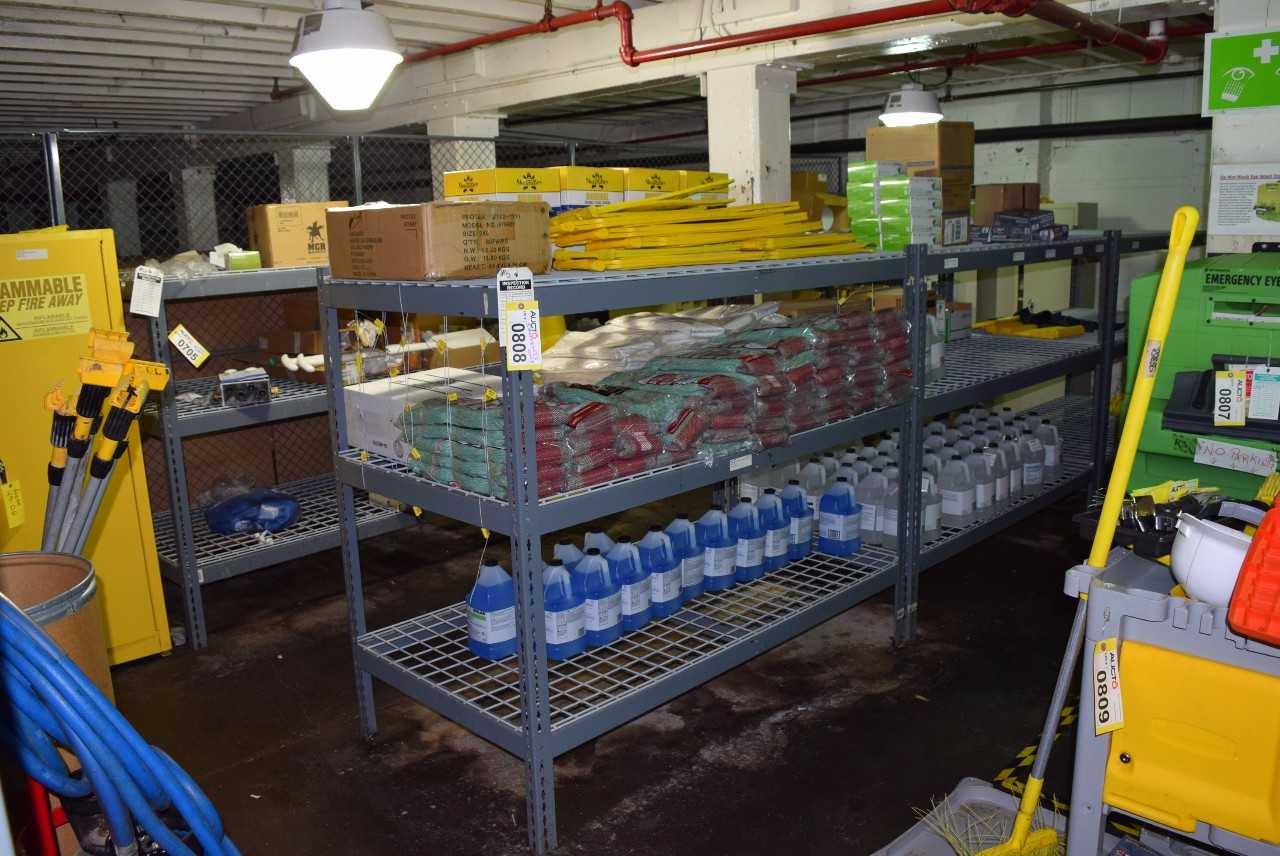 ALL STEEL RACKS - ASSORTED SIZES (CONTENTS NOT INCLUDED) - MISCELLANEOUS