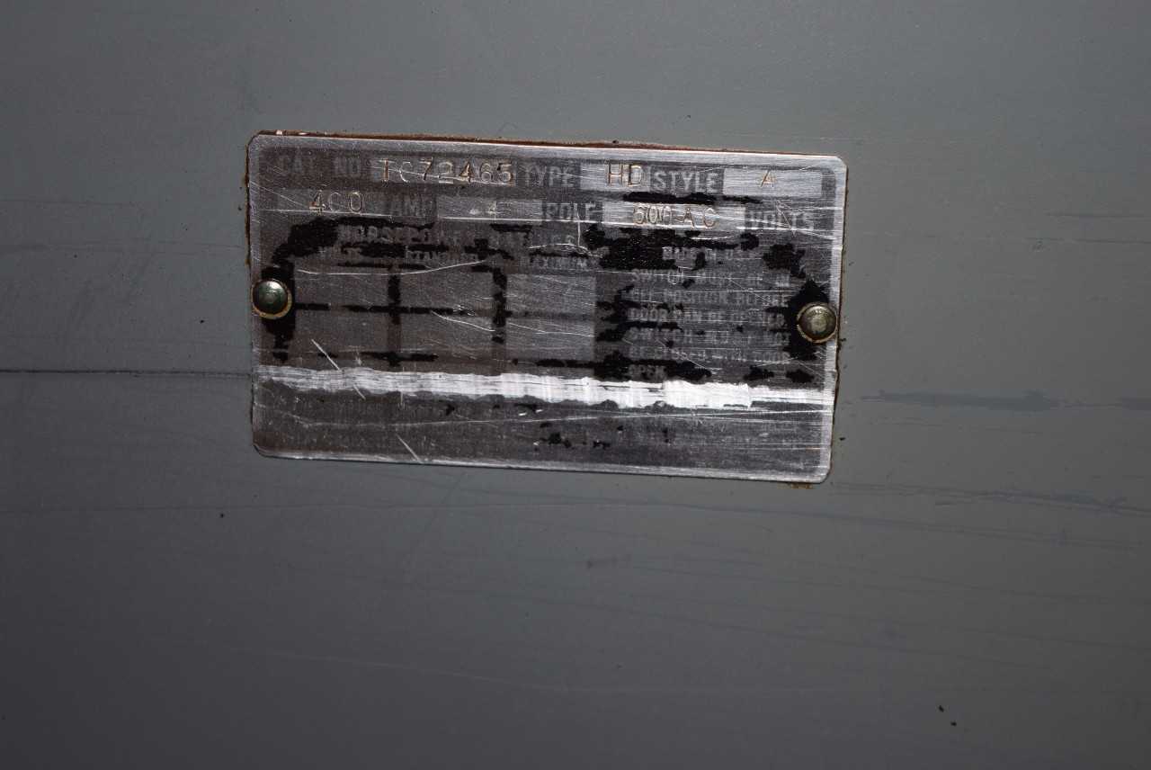 GE 400 A DISCONNECT SWITCH - MISCELLANEOUS