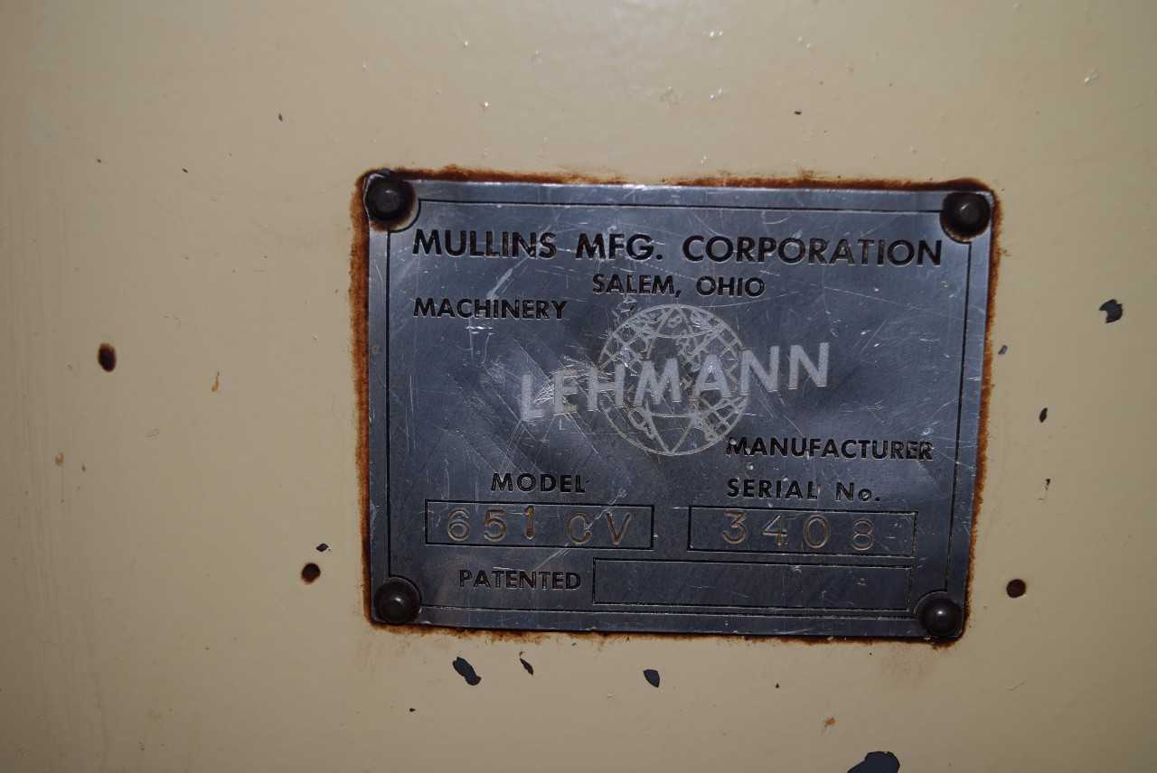 LEHMANN 5 ROLL REFINER NUMBER 8 651CB - MISCELLANEOUS
