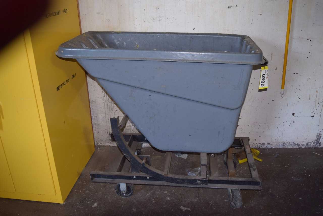 RUBBERMAID 1054 STANDARD DUTY 1/2 CU. YD. CAP. 750 LBS. DUMPER BIN - MISCELLANEOUS