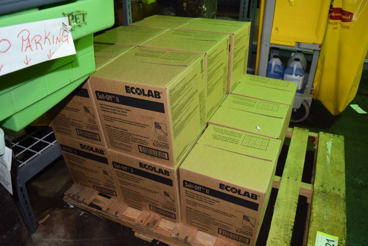 1 PALLET OF ECOLAB NON-CHLORINATED ALKALINE CLEANER - MISCELLANEOUS