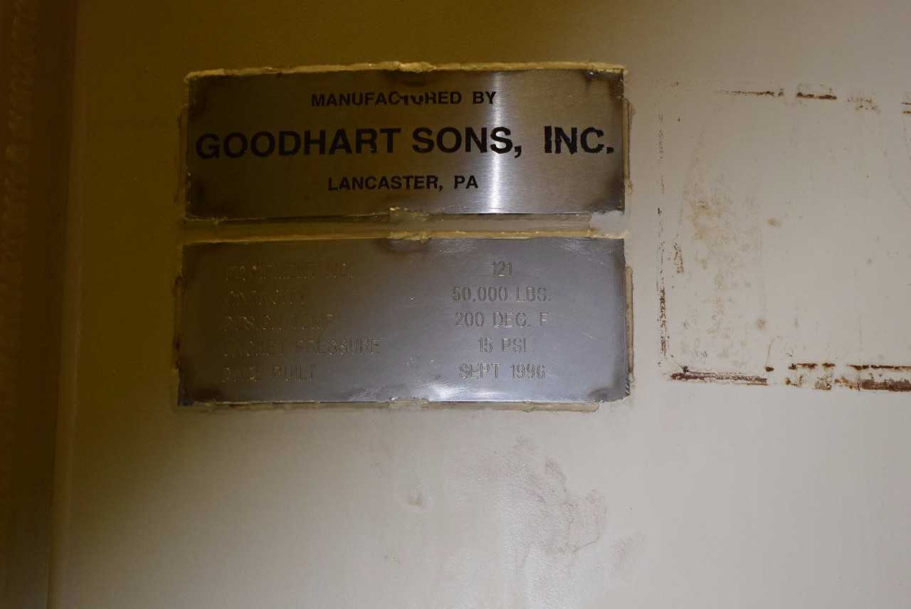 GOODHART SONS STEEL BOTTOM JACKETED TANK 121 - MISCELLANEOUS