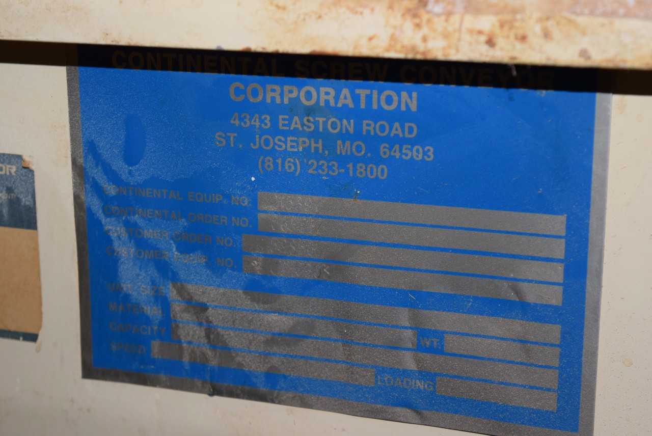 CONTINENTAL STAINLESS SCREW CONVEYOR - MISCELLANEOUS