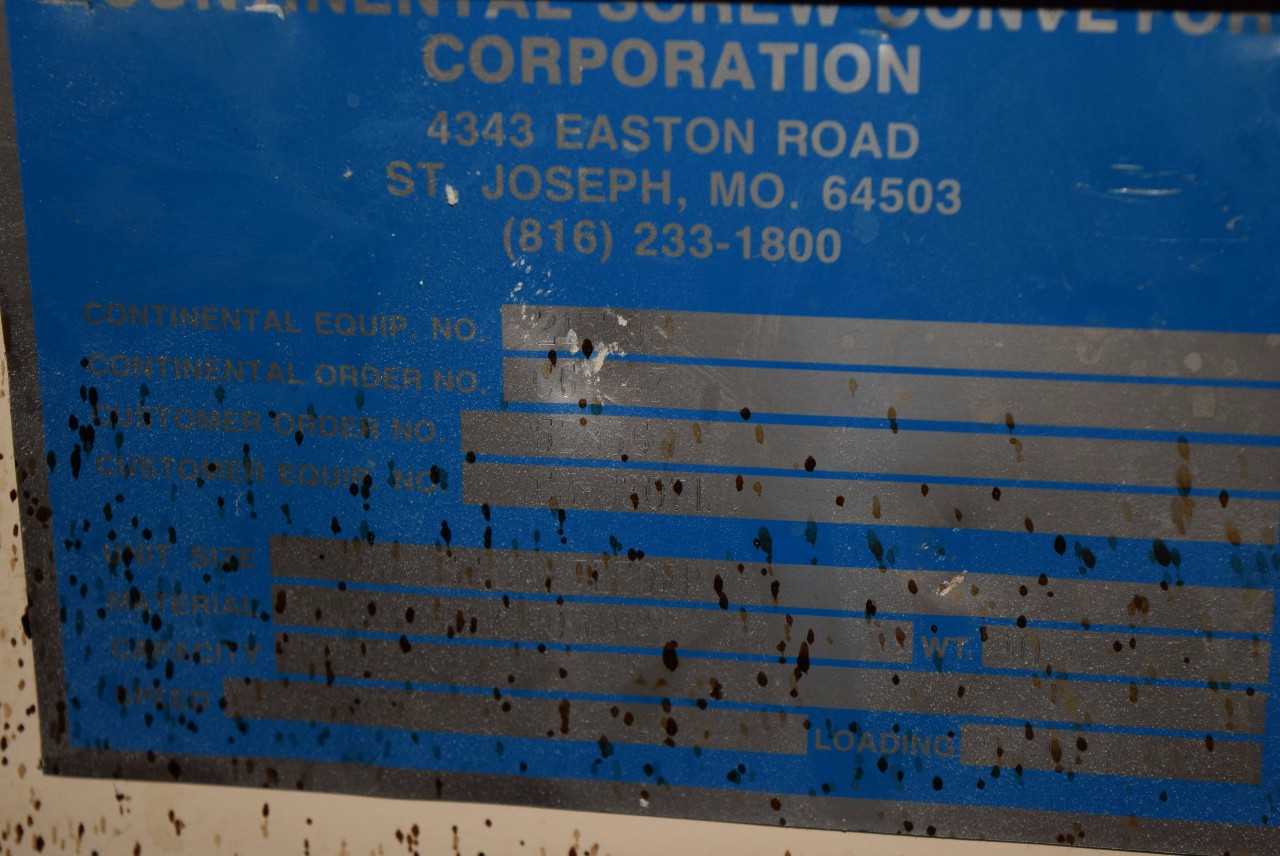 CONTINENTAL STAINLESS SCREW CONVEYOR - MISCELLANEOUS