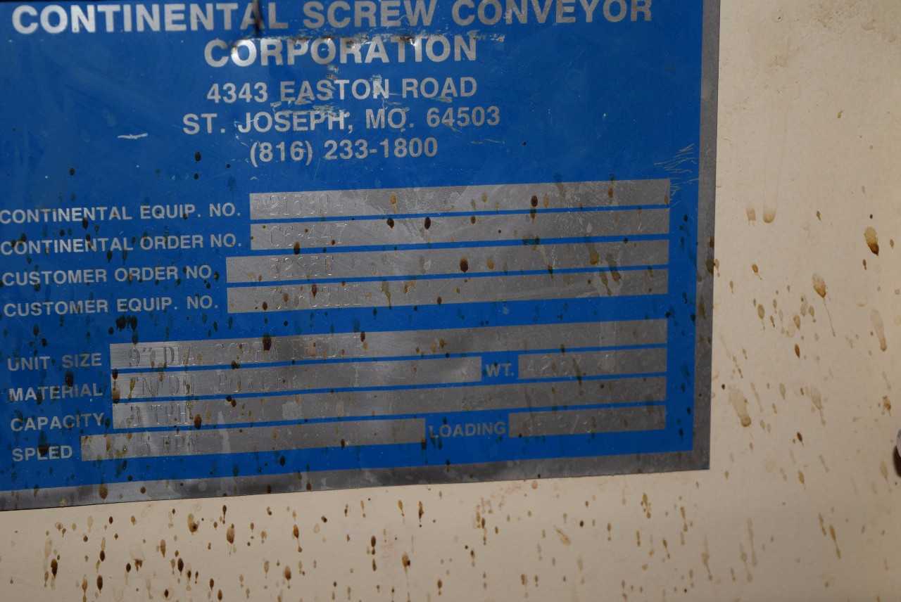 CONTINENTAL STAINLESS SCREW CONVEYOR - MISCELLANEOUS