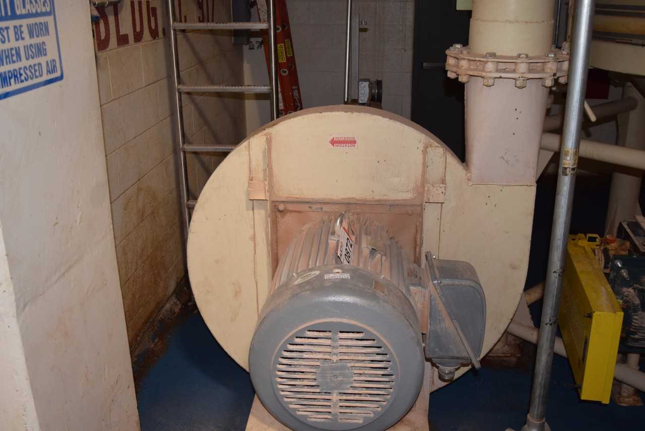 TWIN CITY FAN & BLOWER R31 TBR-W BLOWER WITH TECO 75 HP AC ELECTRIC MOTOR - MISCELLANEOUS