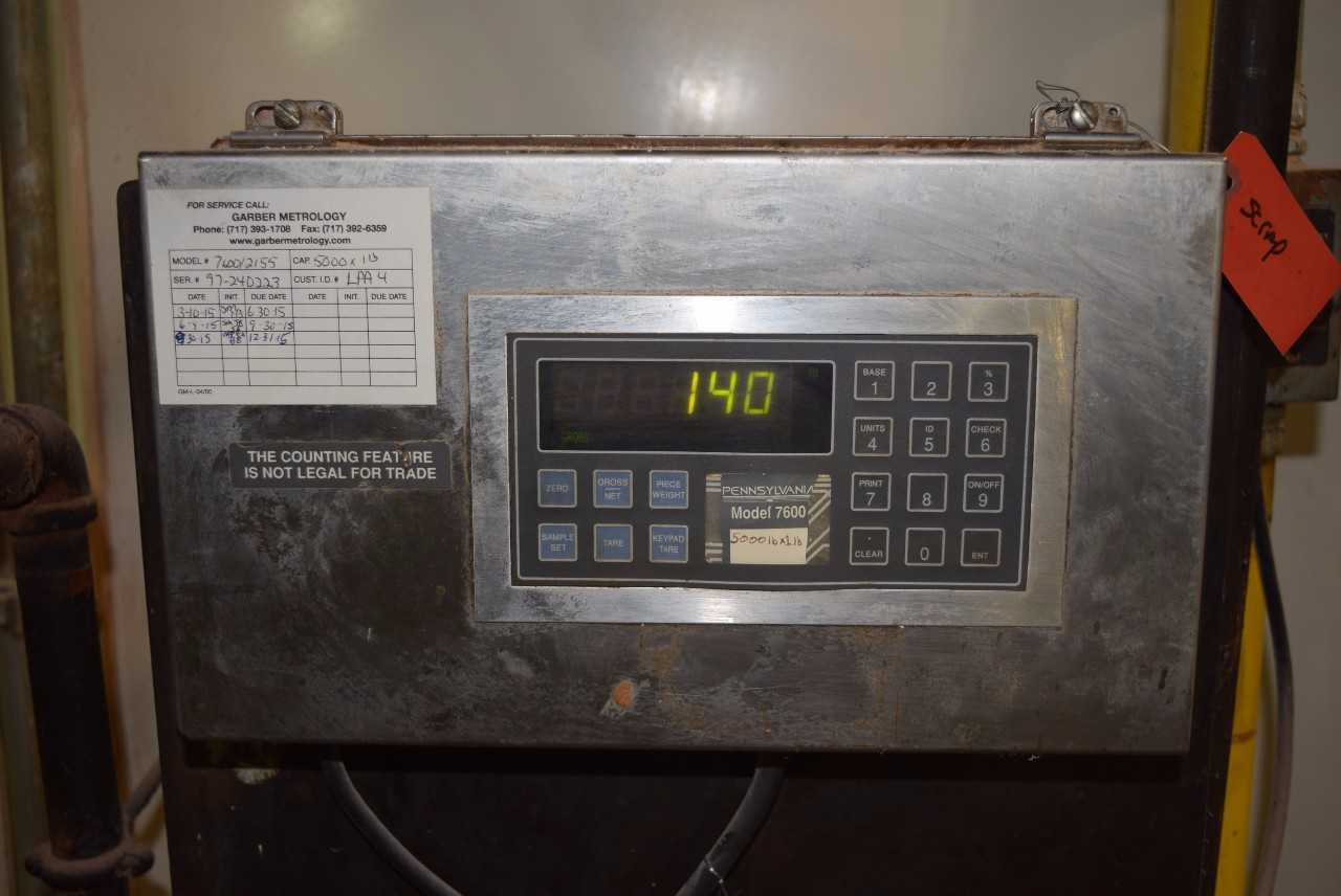 PENNSYLVANIA 7600 FLOOR SCALE 5000 LBS. - MISCELLANEOUS