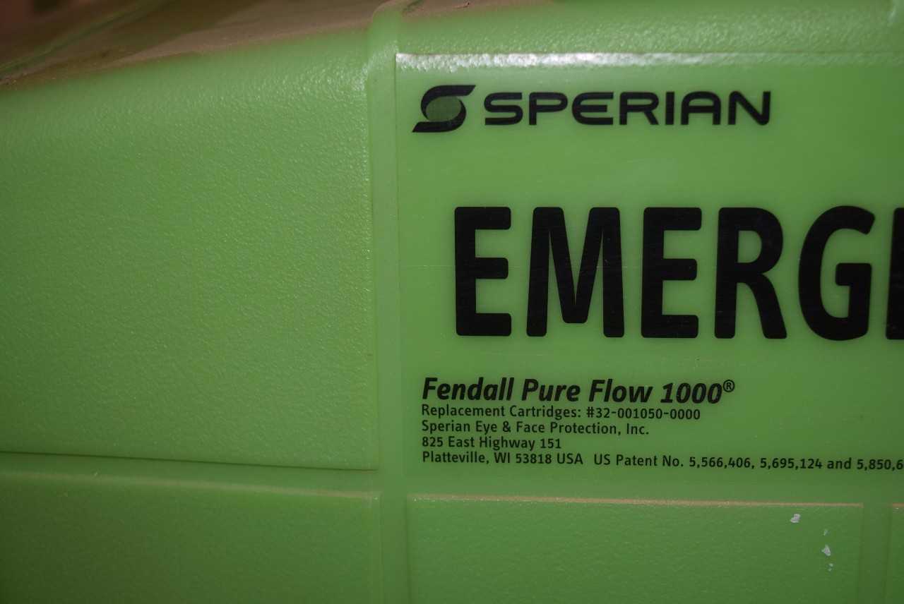 SPERIAN EMERGENCY EYEWASH STATION FENDALL PURE FLOW 1000 - MISCELLANEOUS