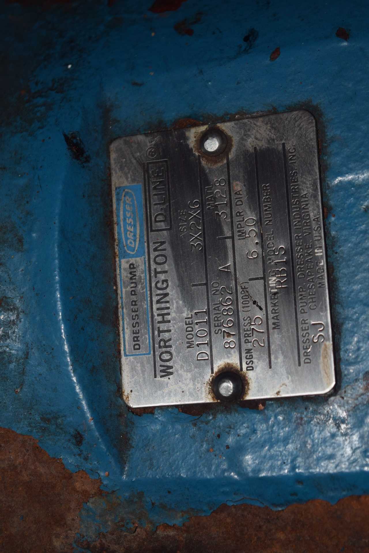 WORTHINGTON D1011 3 X 2 X 6 STEEL CENTRIFUGAL PUMP - MISCELLANEOUS