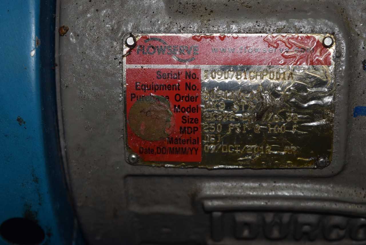 DURCO MK3STD 3 X 2 STEEL CENTRIFUGAL PUMP - MISCELLANEOUS