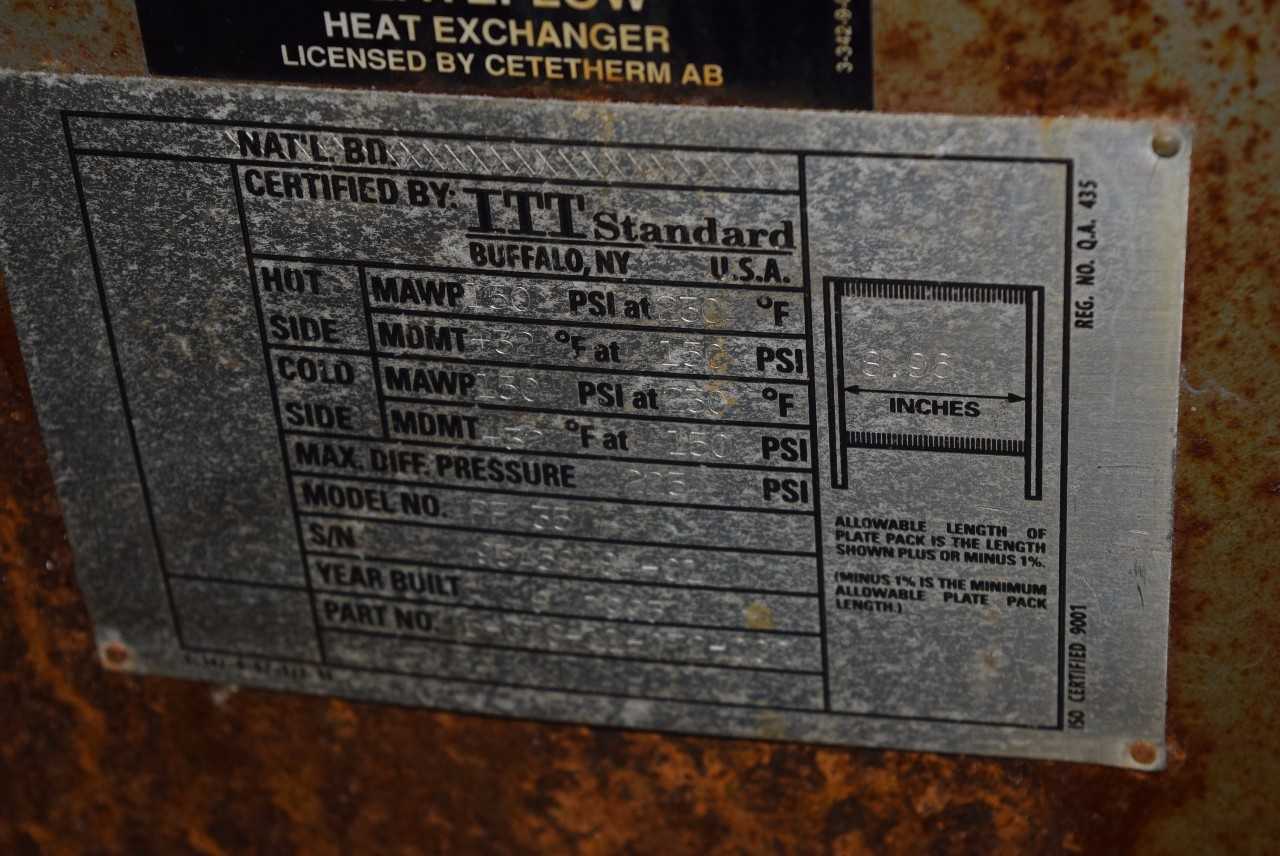 ITT STANDARDS PF35 HEAT EXCHANGER - MISCELLANEOUS