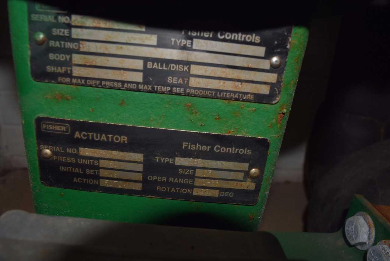 FISHER V200 3 IN CLASS 150 STEEL CONTROL VALVE 1052 - MISCELLANEOUS