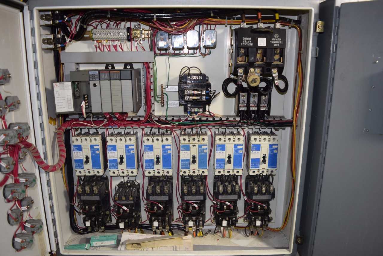 CONTROL CABINET WITH SLC 500 PLCS, BREAKERS, STARTERS - MISCELLANEOUS