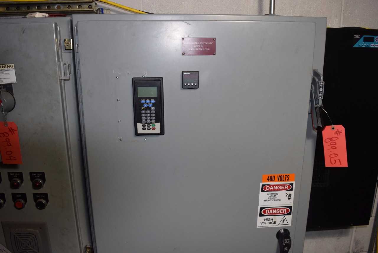 CONTROL CABINET WITH ALLEN BRADLEY POWERFLEX 70 20 HP AC MOTOR DRIVE - MISCELLANEOUS