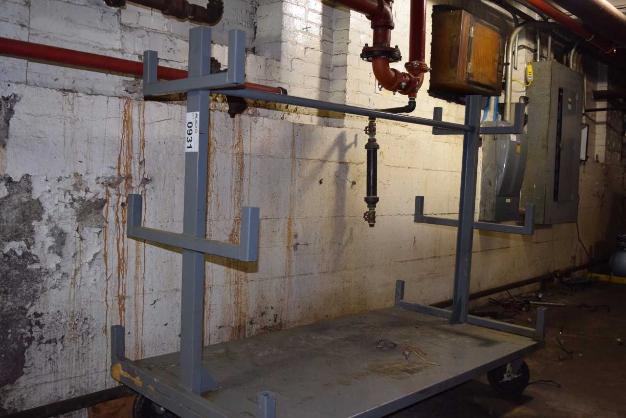 STEEL PIPE TROLLEY ~6 X 3 X 4' - MISCELLANEOUS