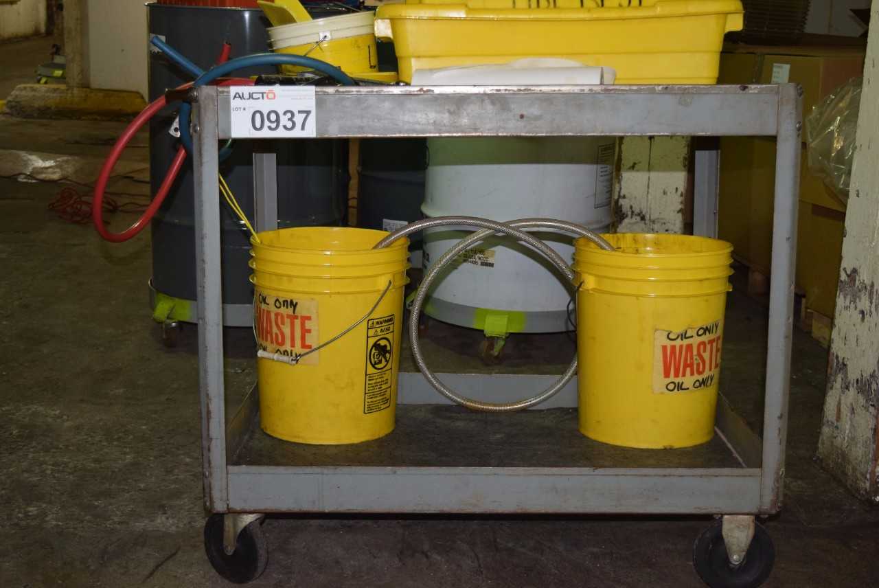 STEEL ROLLING CART WITHOUT CONTENTS - MISCELLANEOUS