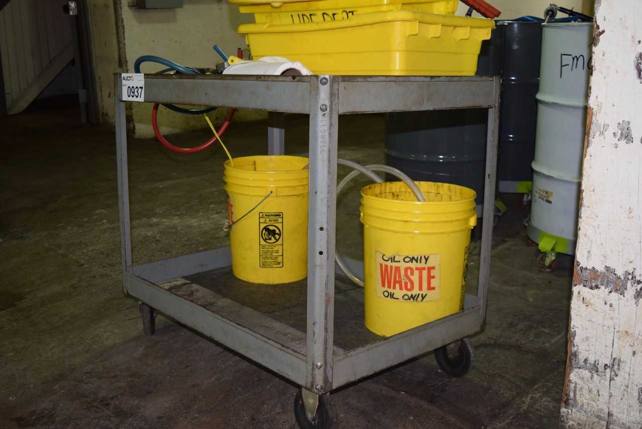 STEEL ROLLING CART WITHOUT CONTENTS - MISCELLANEOUS