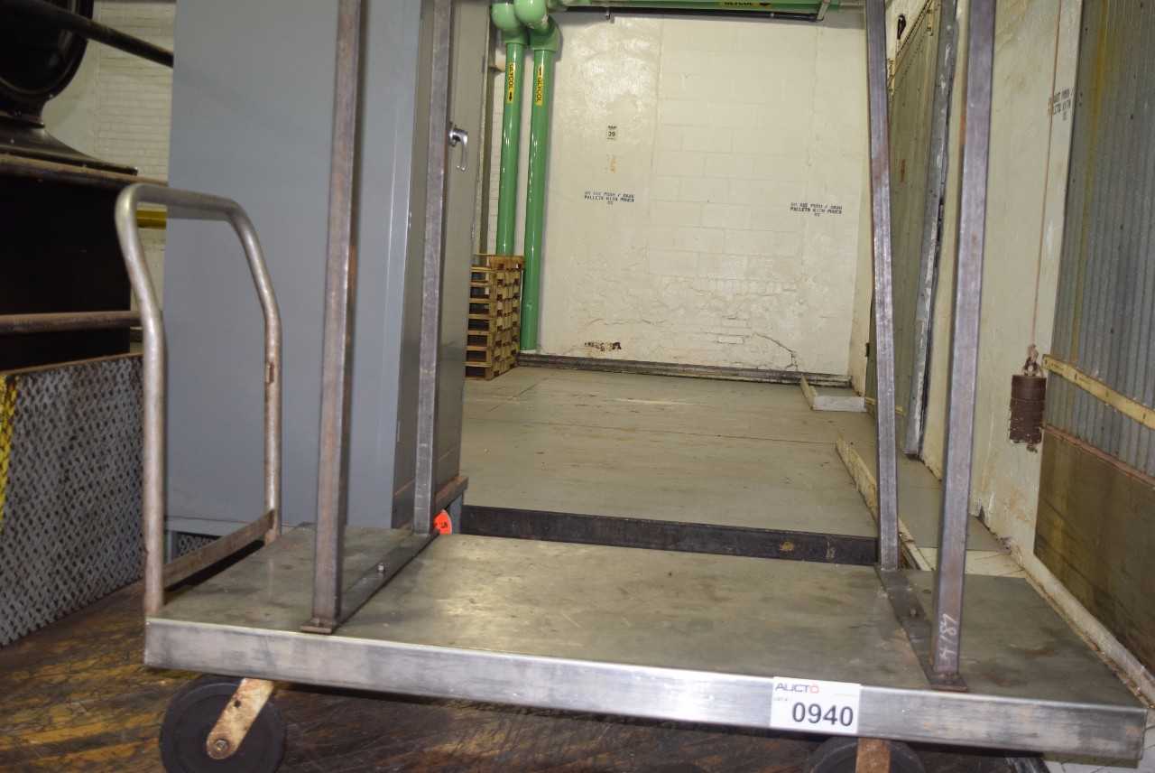 STEEL ROLLING CART ~4.5 X 2.5 X 5' - MISCELLANEOUS