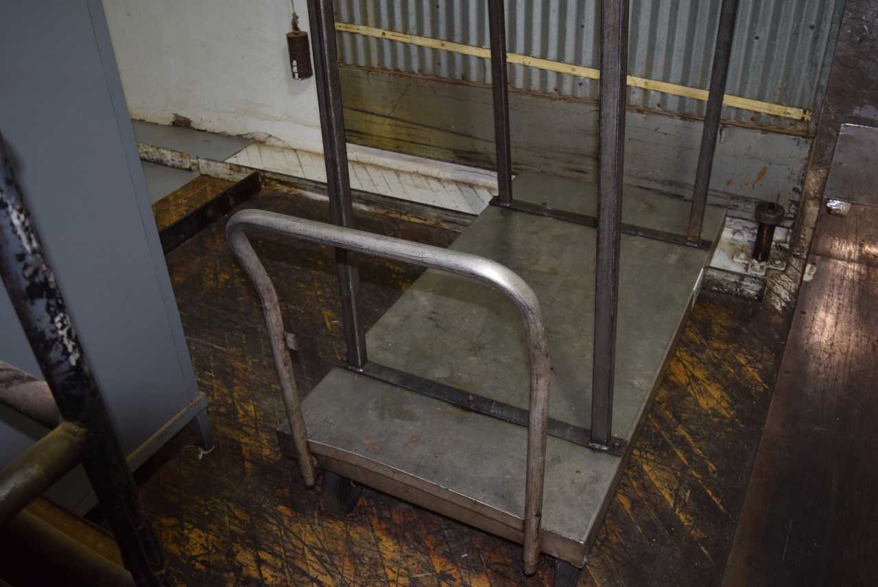 STEEL ROLLING CART ~4.5 X 2.5 X 5' - MISCELLANEOUS