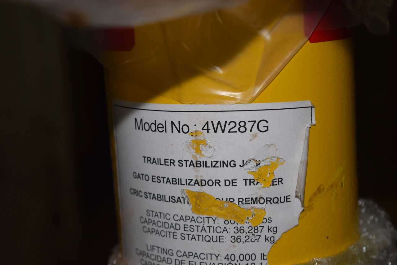 TRAILER STABILIZING JACK MODEL 4W287G - MISCELLANEOUS