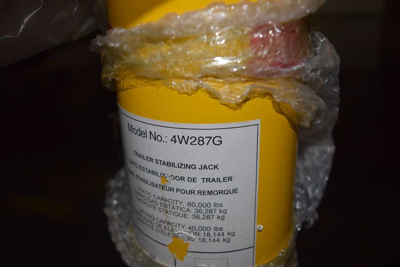 TRAILER STABILIZING JACK MODEL 4W287G - MISCELLANEOUS
