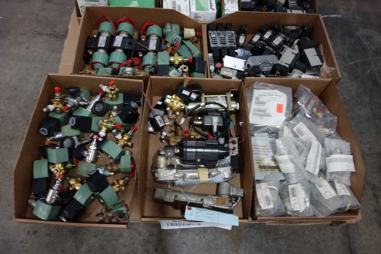 PALLET OF ASSORTED SOLENOID VALVES - SOLENOID VALVE