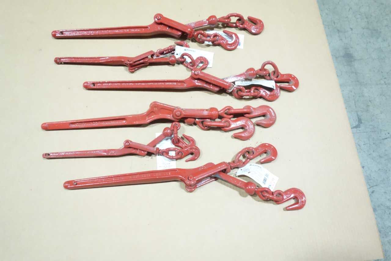 LOT OF 6 LEVER CHAIN BINDERS - ELECTRIC POWER TOOLS