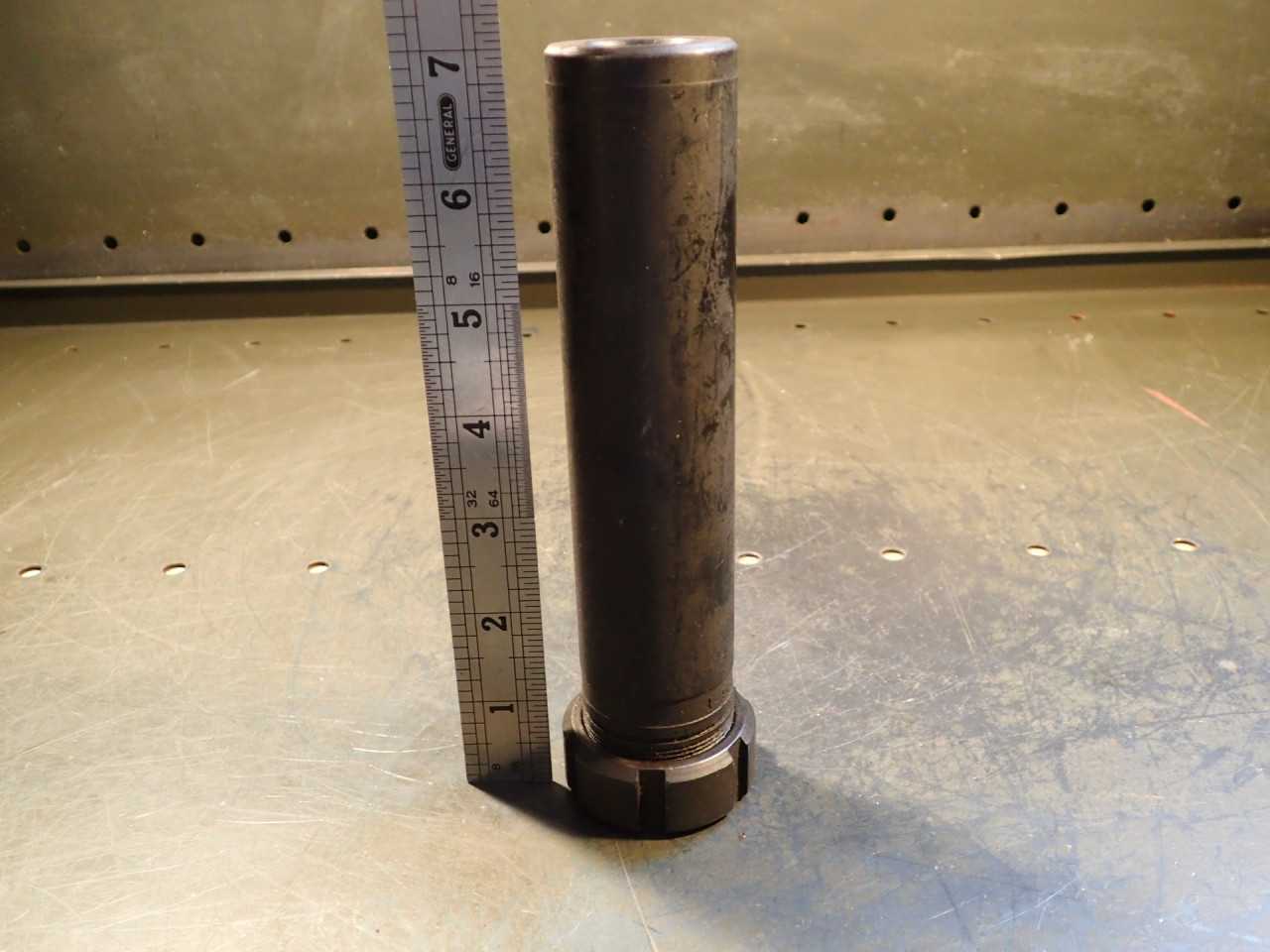 Balas S12-6"-C6-1 Flexi-Grip C6 Collet Chuck: 1-1/2" Straight Shank 7" Long - HOLEMAKING TOOLS