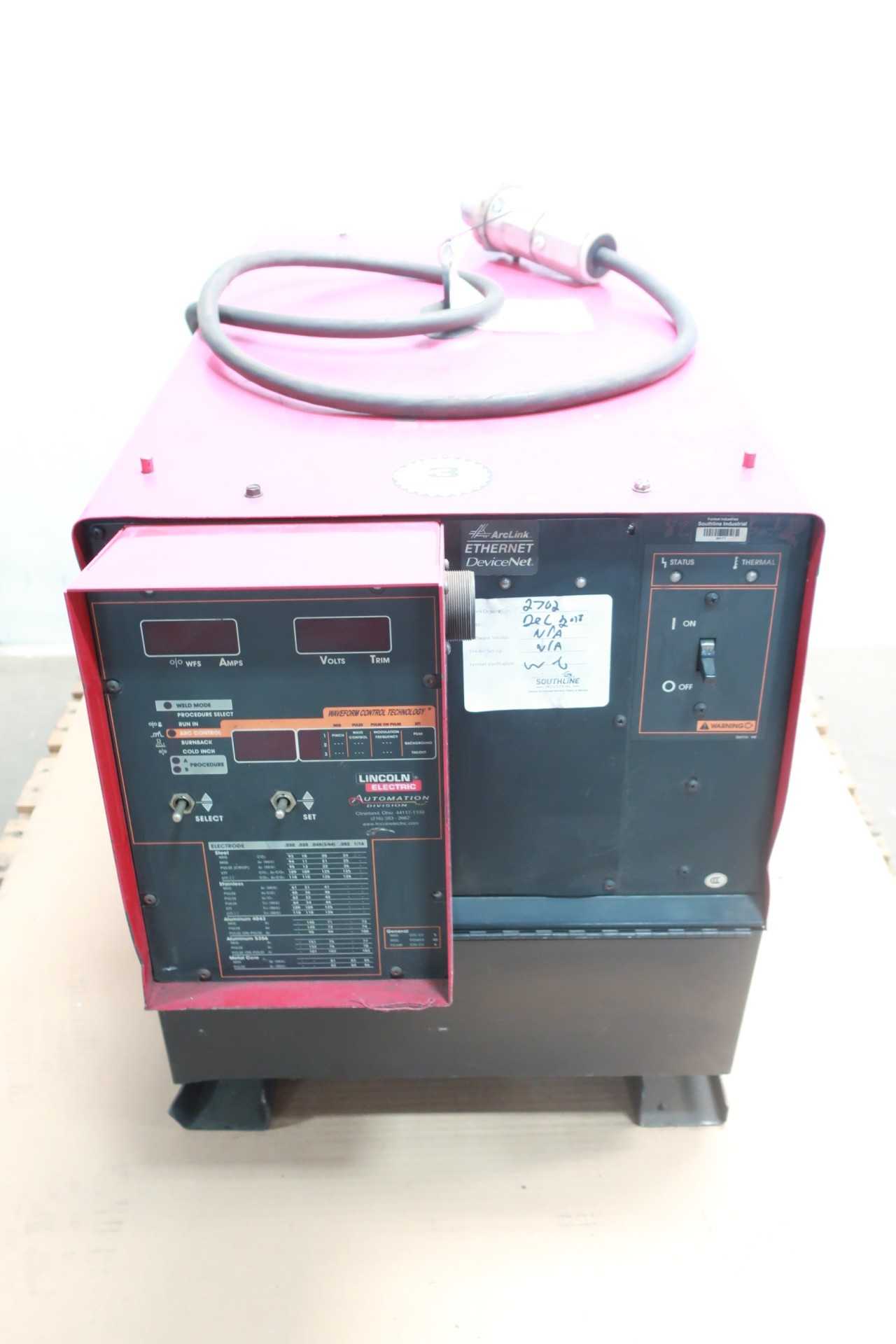 LINCOLN ELECTRIC POWER WAVE 455MSTT 3PH 208230460575VAC MIG WELDER - WELDING EQUIPMENT
