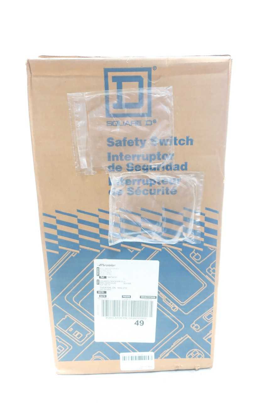SQUARE D CH362 3P 60A AMP 600V-AC FUSIBLE DISCONNECT SWITCH - DISCONNECT SWITCHES