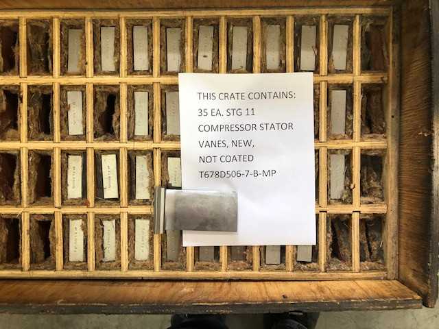 Stage 11 Compressor Stator Vanes - STEAM TURBINES