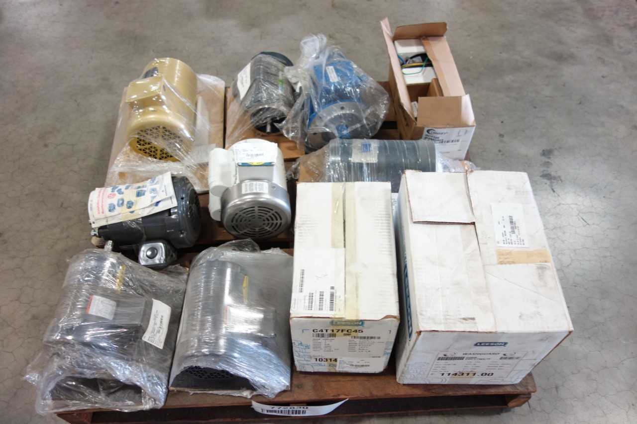 LOT OF ASSORTED MOTORS - ELECTRIC MOTORS