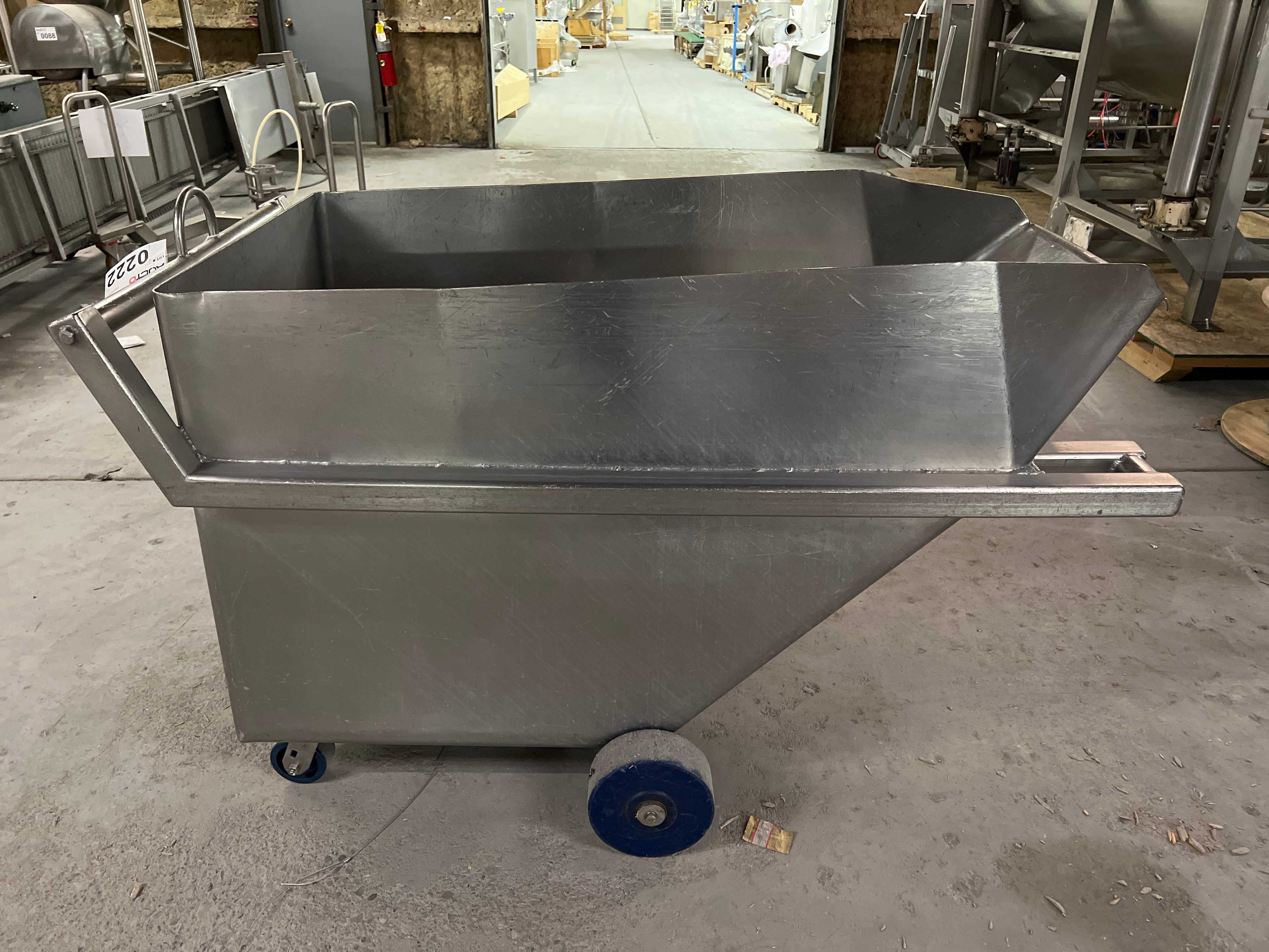 Stainless Steel Dump Cart Hopper