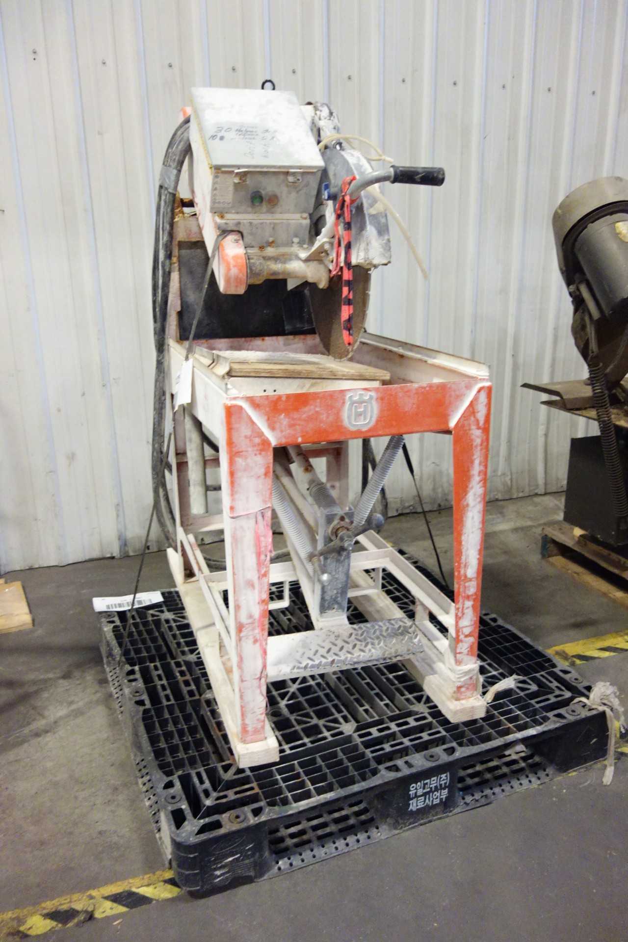 HUSQVARNA MS 610 5 HP ELECTRIC GUARDMATIC MASONRY BRICK AND BLOCK SAW - ELECTRIC MOTORS