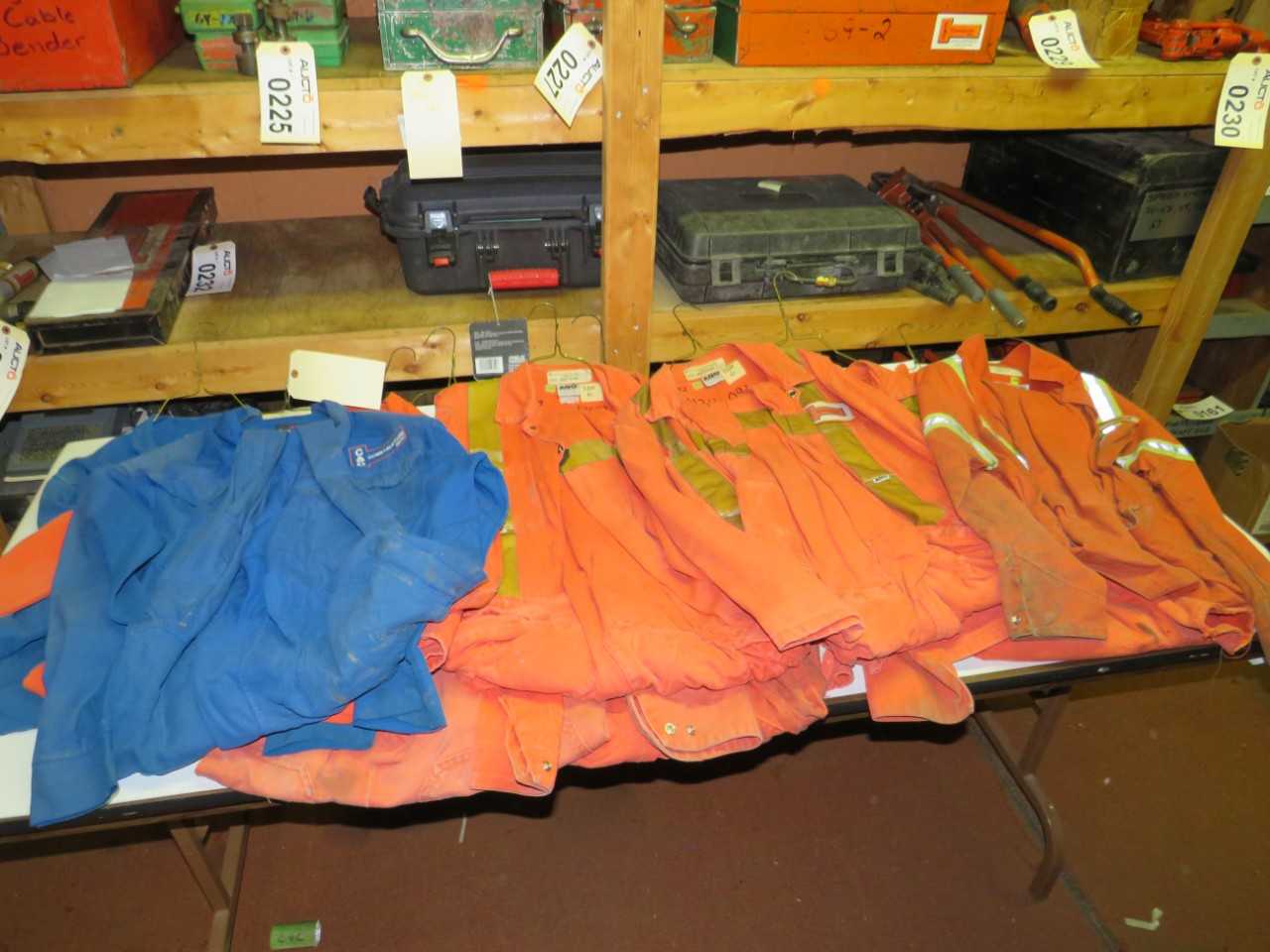 LOT OF 10 ASSORTED FLAME RESISTANT COVERALLS - SAFETY SWITCH
