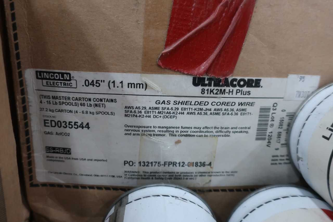 7 PALLETS OF ASSORTED LINCOLN ELECTRIC WELDING WIRE - WELDING EQUIPMENT