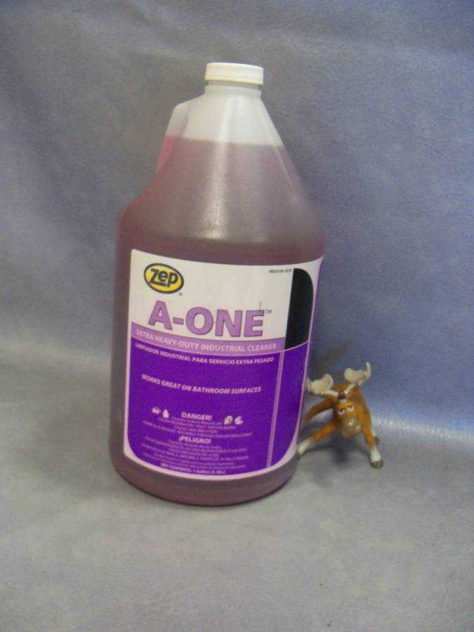 ZEP A-ONE Extra Heavy Duty Industrial Cleaner - 13 Gallons - SHELVING