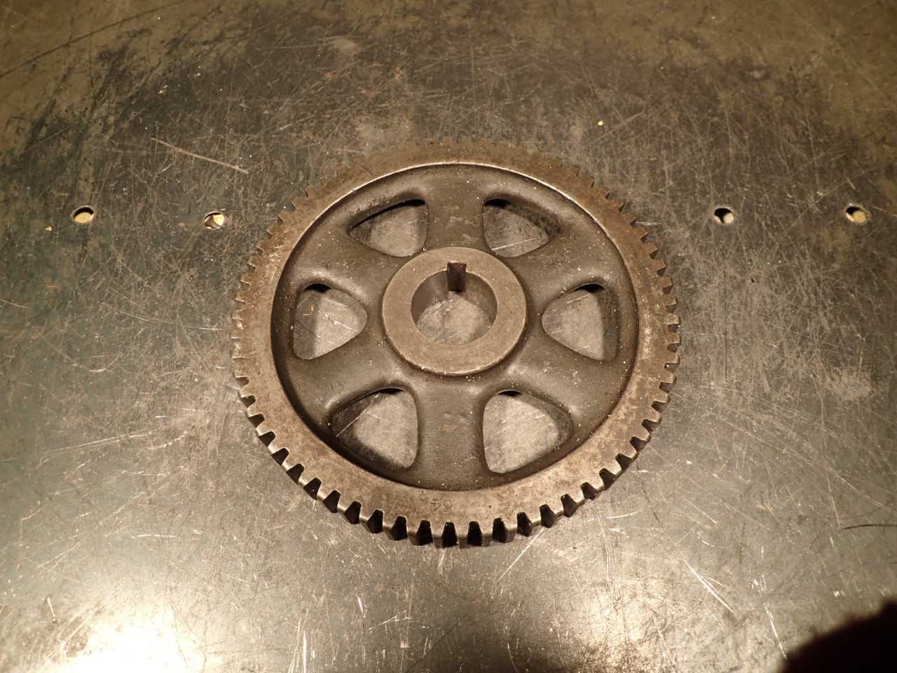 64-Tooth 10DP Lathe Change Spur Gear 3/4" Face 6" OD 1-1/8" Keyed Bore - HOLEMAKING TOOLS