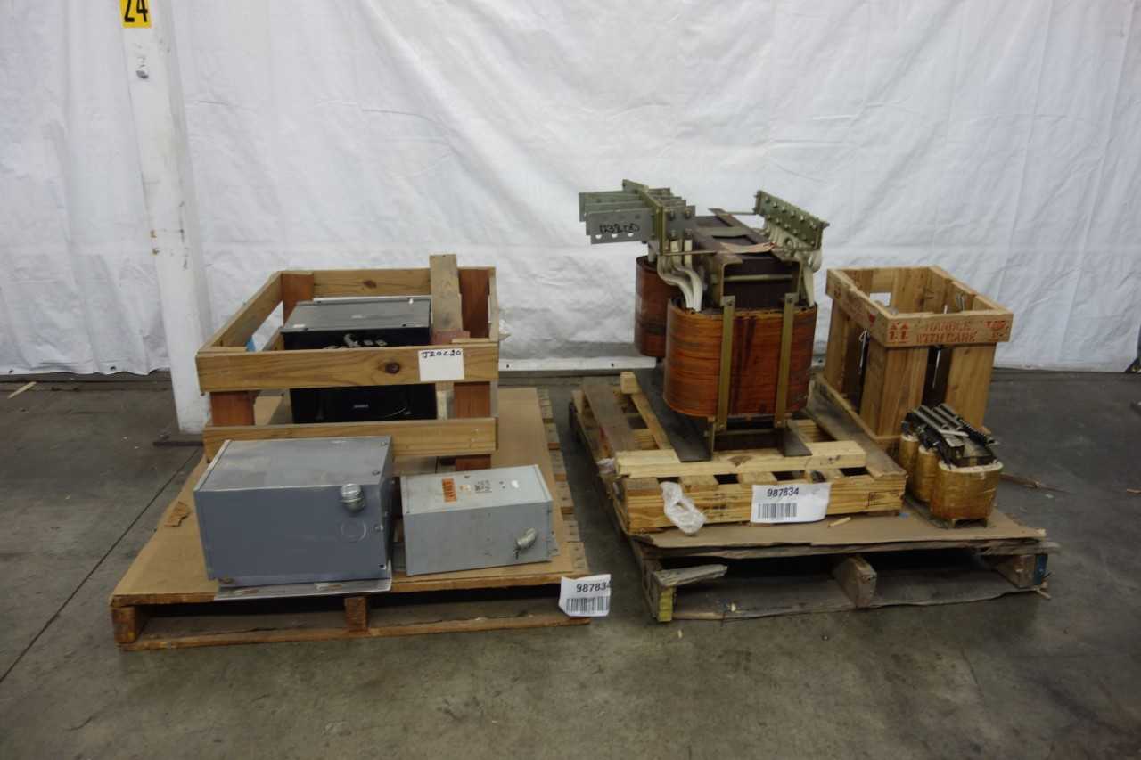 2 PALLETS OF ASSORTED TRANSFORMERS - CONTROL TRANSFORMERS