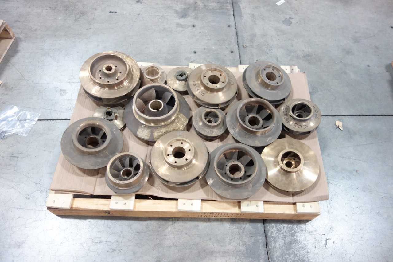 1 PALLET OF BRASS PUMP IMPELLERS - PUMPS