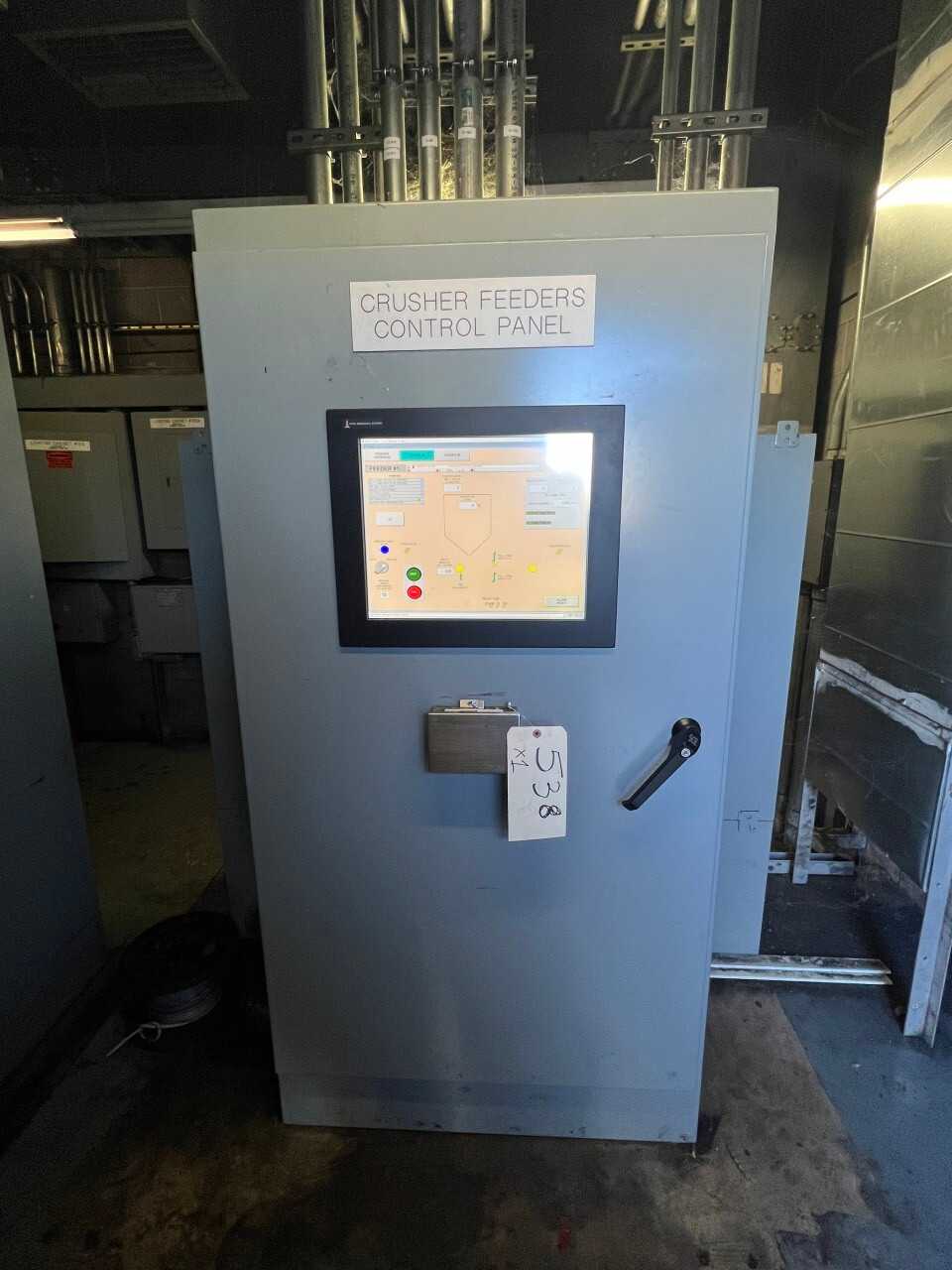 Allen Bradley CompactLogix PLC cabinet with Hope Industrial HMI - AUTOMATION & CONTROLS