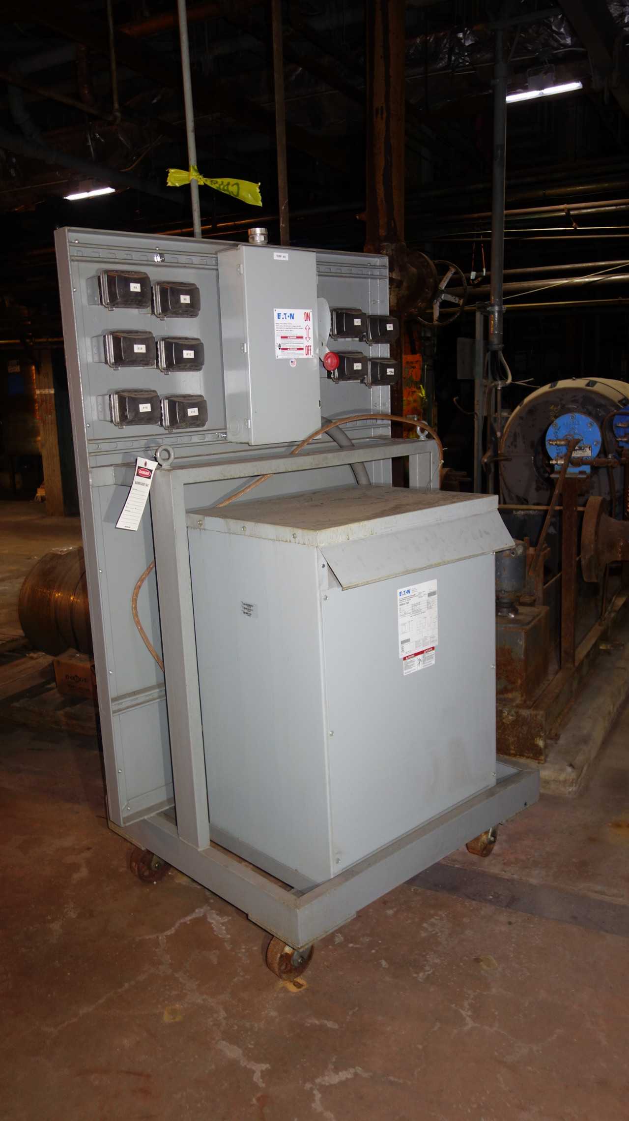 EATON TRANSFORMER RECEPTACLE POWER BOX 75KVA - CONTROL TRANSFORMERS