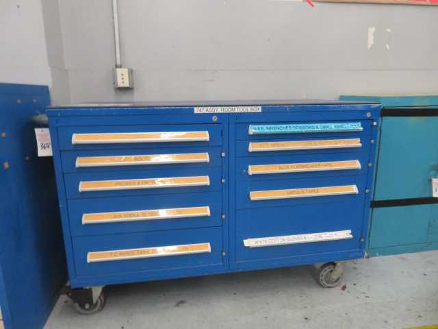 10 Drawer Metal TooL Cabinets on Wheels - MISCELLANEOUS