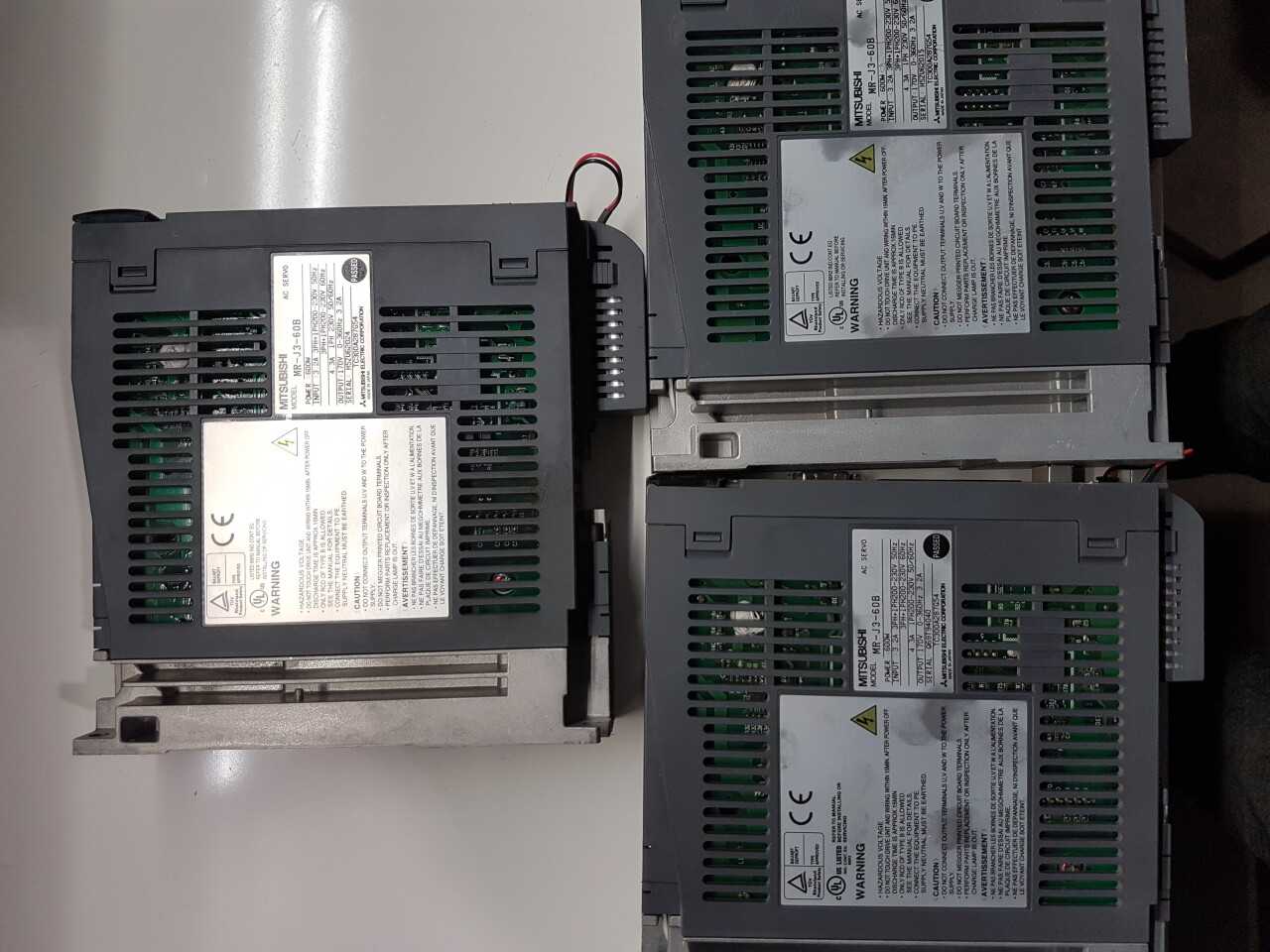 Mitsubishi Servo Drive. MR-J3-60B ( QTY OF 3 ) - SERVO
