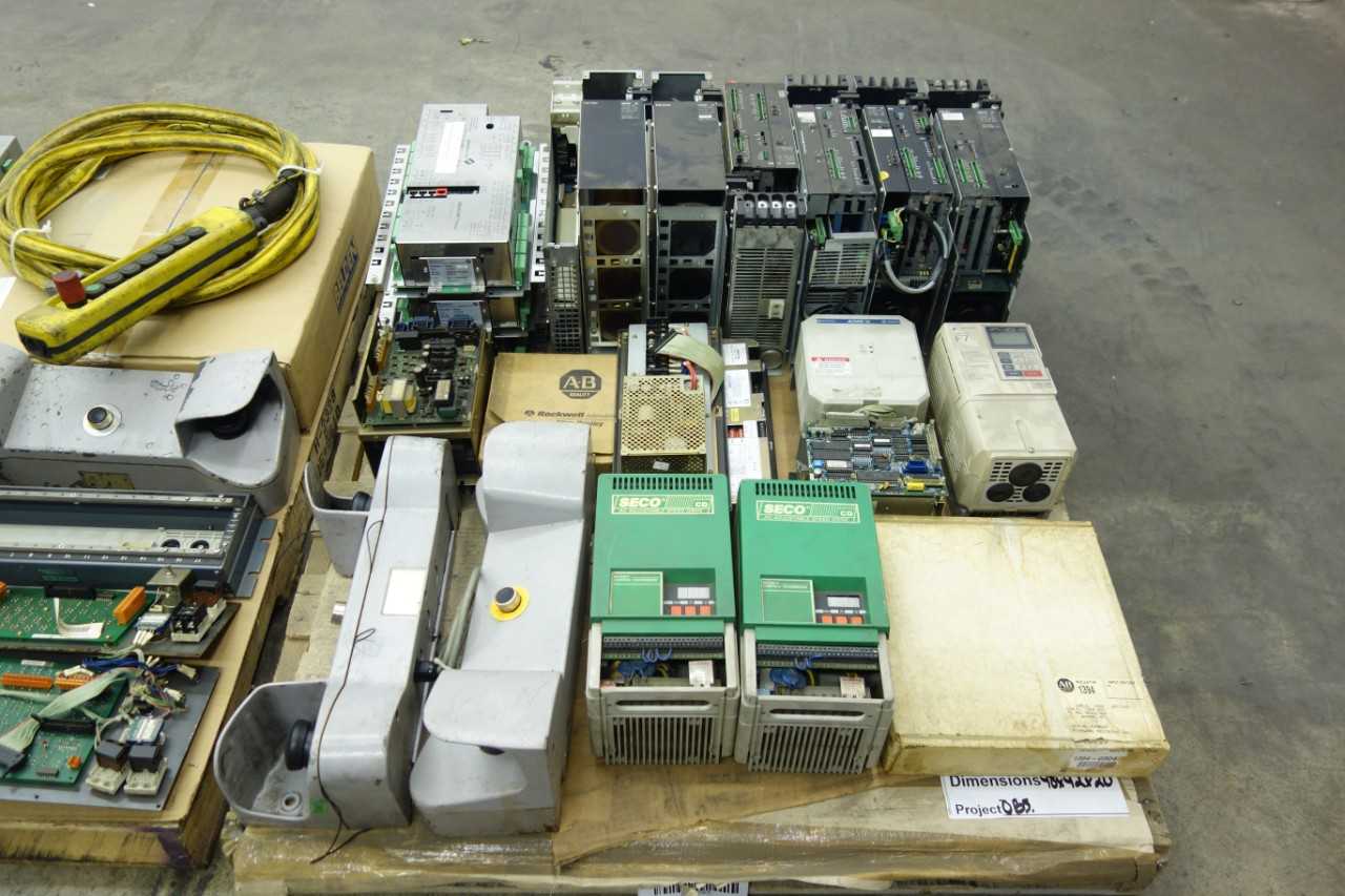 PALLET OF ASSORTED AUTOMATION AND CONTROLS - INDUSTRIAL PARTS