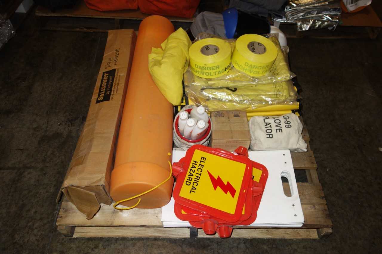 3 PALLETS OF PPE AND SAFETY EQUIPMENT - SAFETY EQUIPMENT
